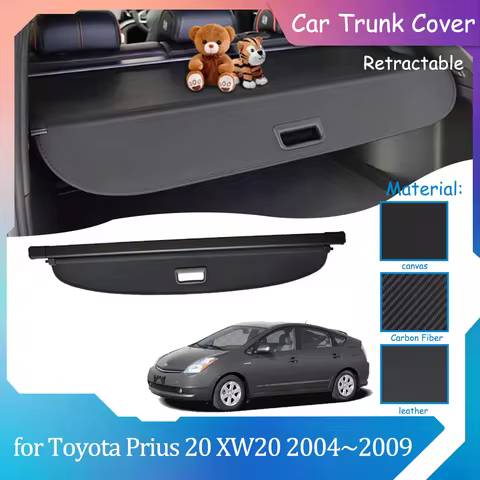 Car Trunk Covers for Toyota Prius 20 XW20 2004~2009 Waterproof Luggage Curtain Shelter Privacy Parti