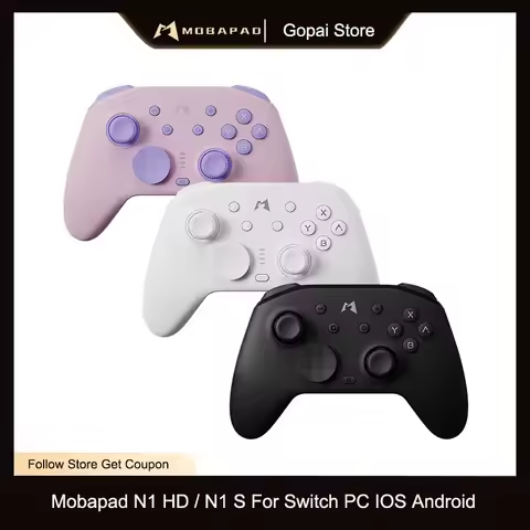 MOBAPAD N1s / N1 HD 2.4G Wireless Bluetooth Game Controller with Hall Joystick Gamepad for Nintendo 