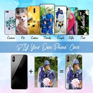 Glass Case DIY Phone Case/Custom Phone Case/Phone Case Muka Sendiri