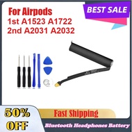 High Quality Rechargeable Battery for Airpods 1st A1523 A1722 2nd A2031 A2032 Wireless Bluetooth Hea