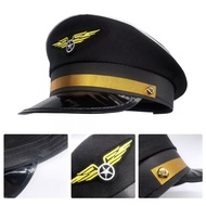 [KEDAI LOKAL 🇲🇾]TOPI PILOT CAPTAIN PEAKCAP Captain Cap Topi Kanak-kanak Boeing Airbus AirAsia MAB Av