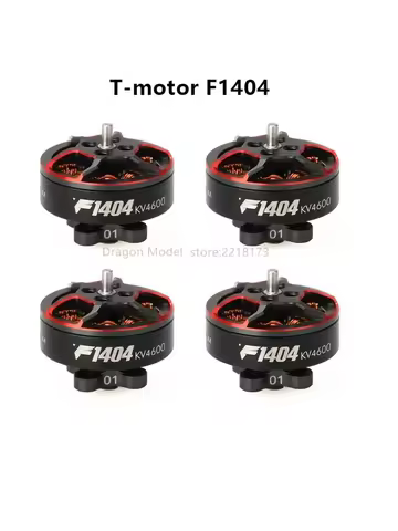 T-motor F1404 1404 2900 3800 4600KV 3-4S Lipo FPV Brushless Motor 1.5mm Shaft 2.5-4inch Cinewhoop Du