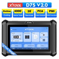 XTOOL D7S D7W Bidirectional OBD2 Scanner ECU Coding PMI FCA CANFD DoIP Key Programmer 39 Resets