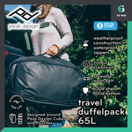 peak design - Duffelpack 65L 黑色 2機6鏡 後背裝備包 15" NB 電腦背包 DSRL 攝影相機背囊 手提包 雙肩背包 防風雨 旅行者系列專業背包