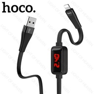 Hoco Fast Charge Cable Timed Charging With Screen Display USB Cable Lightning Type C Micro USB