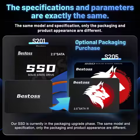 Bestoss 2.5 Inch SATA3 Solid State Drive SSD 240GB 256GB 480GB 512GB Speed Internal Hard Disk for La