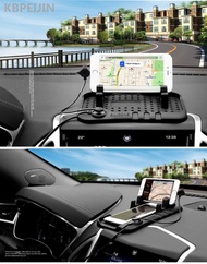 For Hyundai elantra ix35 solaris accent i30 Multi-functional Car Navigation Mobile USB Charger Phone Anti-Slip Mat accessories