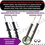 INFINITI ORIGINAL ABSORBER (FRONT, REAR) FOR INFINITI QX50, J50, EX50 [VQ37] / EX35, EX37 [V6] / FX3