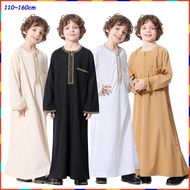 WGBBaju Raya 2021 Boy Jubah Lelaki Jubah Muslimah Blouse Muslimah Jubah Long Dress Muslimah Baju Kurung Moden Kebaya Skirt Baju Melayu Budak Kaftan Abaya Baju Budak boys Kids Kid'S Clothing Clothes Muslimin Fashion TH875