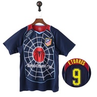 2004/05 Atletico Madrid  Retro Edition Away Football jersey Short Sleeve Men's T-shirt  #9 F.TORRES