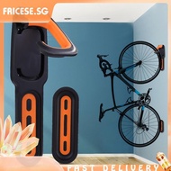 [fricese.sg] Bike Wall Hanger Vertical Bicycle Mount Cycling Wall Rack (Black Orange)