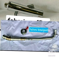 knalpot fu ori bobokan adem leher stenlis dan adaptor pnp jupiter z
