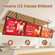 Ultra thin LED TV light box menu board led light box menu board hanging for restaurant Menu board di