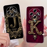 For Oppo F31 Pro 5G Case CPH2763 Cool Crown Letters Cover Clear Silicone Case For Oppo F31 OppoF31 P