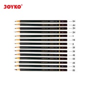 JOYKO PENCIL P-118 | 2B-8B | HEXAGONAL GRIP PENCIL | RETAIL RETAIL
