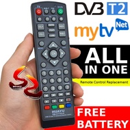 DVB T2 digital signal decoder Remote Control Replacement for Free view Mytv DVB T2 / S2 / K3 / K2 FR