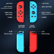 2PCS Joypad Controller (L/R) for Switch Wireless Joypad Replacement for Switch Controller Dual Vibra