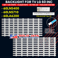 BACKLIGHT TV LED LG 60 INC 60LN5400 60LN5710 60LA6200 60LN LAMPU BL IN