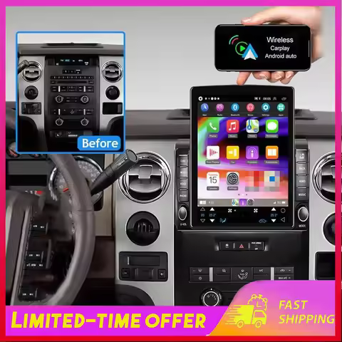 For Ford F150 2009-2014 Android15 Car Navigation System 9.7in (Little King Kong) with CarPlay Androi