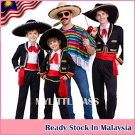 MYLITTLELASS Mexico Mexican Scotland Spain Ethnic Style Costume Children Traditional Performance Clo