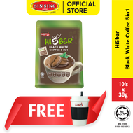 MEET U Hi5ber Black White Coffee 5 in 1 |Kopi Serat Hitam Putih Segera Pracampur 5 dalam 1 (10s x 30