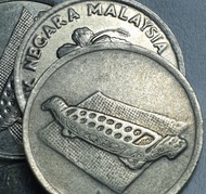 MA-4 Koin asing 10 sen malaysia lama - Congklak