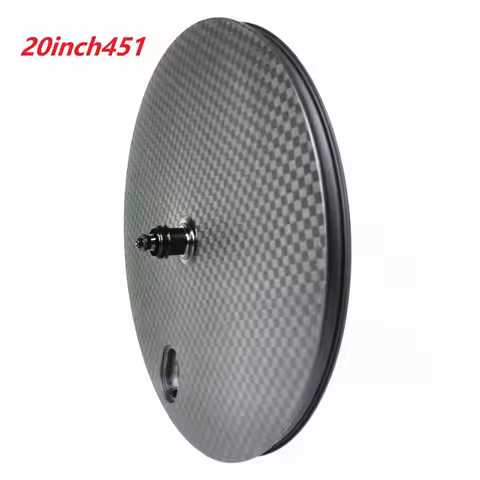 20Inch 451Carbon Wheel Full Disc Wheelset BMX Folding Bike Fixed Gear Clincher V Brake Rim Ratchet S