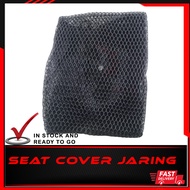 SEAT COVER JARING Heat protection Ventilation Easy to clean Net Seat Hitam Black TEBAL Motor Sit Dud