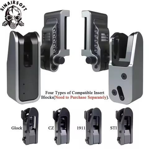 SINAIRSOFT S-3 IPSC Gen3 Quick Release Holster with Thigh Pad Set IPSC Competition Aluminum Holster 