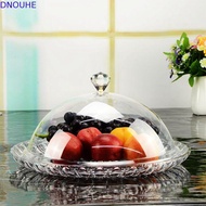 DNOUHE Sampling Tray Round Creative Food Preservation Baking Cakes Afternoon Tea Transparent Dessert