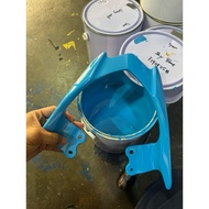 Spray tin cat colour Lc SE v8 Aqua Blue / Bas kilang