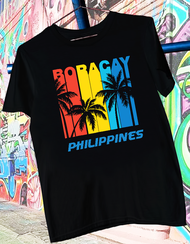 3dlclothing BORACAY PHILIPPINES cotton tee shirts Short Sleeve Printed Crew Neck Top Tee Shirt for M