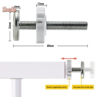 honeybird 1/4pcs White M8 M10 Baby Gate Spare Kit - Pressure Fit Spindles & Screw Bolts For Safety G