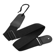 Sesuai Untuk Gitar Kapok ZIKO DG-1121 Nylon guitar strap for Acoustic Electric Guitar Black Guitar Strap