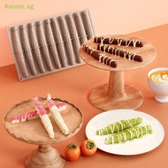 < Aorain.sg >  10-Cell Vanilla Pod Design Silicone Chocolate Mould Food Grade Silicone Cake Mold Kit