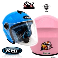 Motorcycle Helmet  ✍KHI Helmet Budak Khi Children SIRIM Kids Kid Kanak Topi Child Motor Motorcycle KC1✡