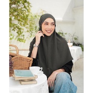 3P9U9- [Earthly Allure] Heaven Lights - Aluna Bergo - Women's Plain Bergo Hijab