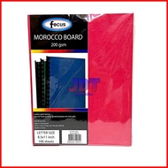 △ ◭ ✤ Focus 200gsm Morocco Board/Paper Binding Cover [Short/A4/Long Size]