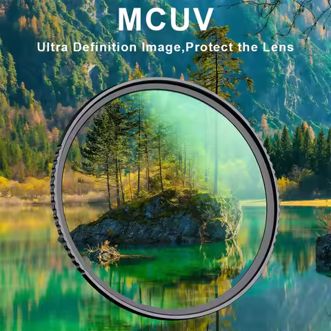 MC UV Filter Tempered Glass Camera Lens Filters With Multi Coatings 49mm 52mm 55mm 58mm 62mm 67mm 77