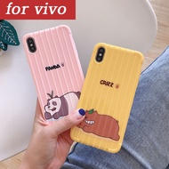 Cute We Bare Bears Suitcase Silicon Soft phone case For vivo Y66 Y67 Y85 Y71 Y71 Y91 Y83 x20 x27