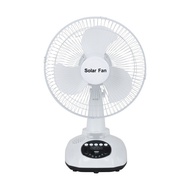 Portable 6V DC solar music fan adjustable multipurpose electric fan 12 inch rechargeable LED light s