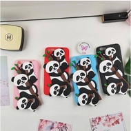 OPPO A3S A7 A5S A71 A83 A37 A37F NEO 9 F9 F11 F11 PRO PANDA MANJAT SOFTCASE/ 3D PANDA SILICONE/