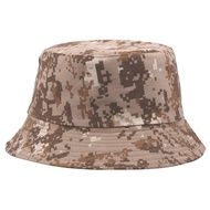 Camo Bucket Hat หมวกเดินป่ากลางแจ้ง หมวก Fisher Hat หมวกฝึกทหาร