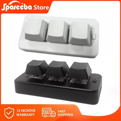 MK321 U G BT Pro 3-key Mini Customized Keyboard with Mechanical Switch USB Dual-mode Connection for 