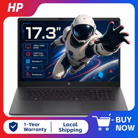 HP OmniBook 3 17.3" Full HD Touchscreen Laptop, Intel Core Ultra 7 355, Up to 64GB DDR5 RAM, 2TB SSD