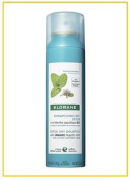 KLORANE 康如水薄荷淨澈護髮免洗噴霧 DETOX DRY SHAMPOO WITH ORGANIC AQUATIC MINT 150ML