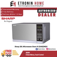 Sharp 20L Microwave Oven R-22A0(SM)V