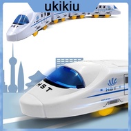 UKI 1Set Plastic Train Low Noises Toy Electric  Train High-Speed Train Model