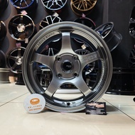 [4PCS] New Sport Rim 15inch ADVAN GT 15X6.5JJ ET38 4H114.3 HYPER BLACK