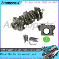 crankshaft assembly And sealing set for 3.6L 11-23 Dodge Chrysler Avenger Jeep Ram 3.6 L V6 DOHC 048
